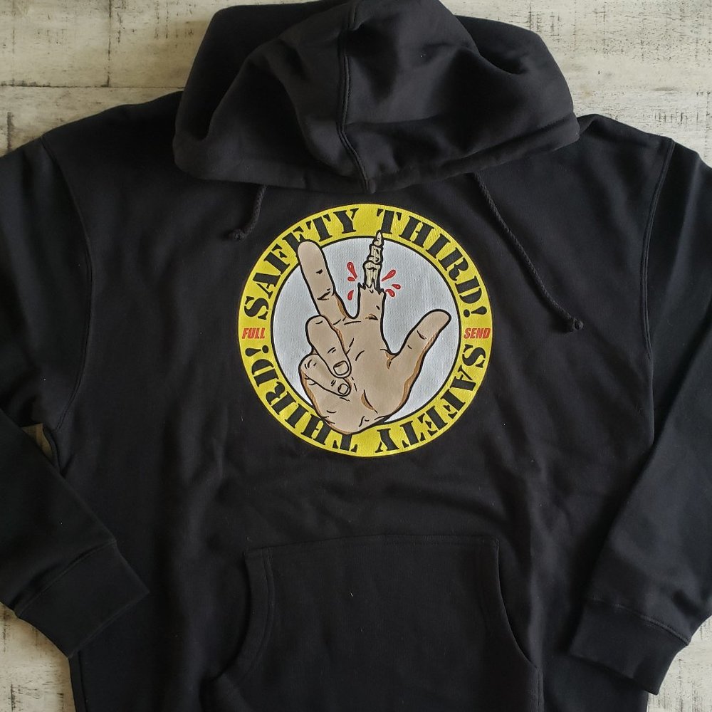 Nelk Boys Full Send Safety Third Hoodie Large